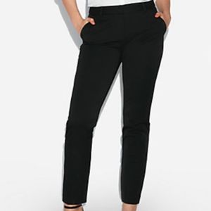 Express Black Mid Rise Ankle Columnist Pant